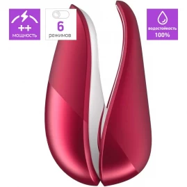 Бесконтактный клиторальный стимулятор WOMANIZER LIBERTY красный
