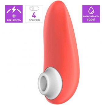 Бесконтактный клиторальный стимулятор WOMANIZER STARLET 2 коралловый