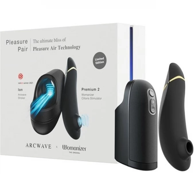 Набор для пар WOMANIZER PLEASURE PAIR черный AWPP1SG9 Набор для пар WOMANIZER PLEASURE PAIR черный AWPP1SG9